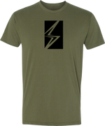 Load image into Gallery viewer, Shurtlive Bolt Box Tee-Military Green/Black
