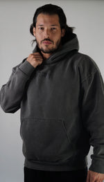 Load image into Gallery viewer, Heavyweight Let’s Grow Hoodie-Pigment Black
