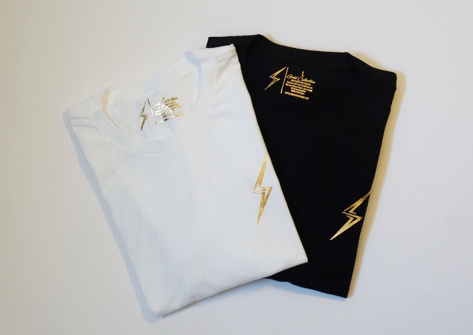 Gold Collection Unisex Tee-White/Gold