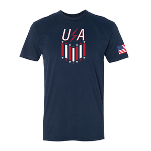 Men’s Stars & Stripes Team USA Tee-Navy/Red/White