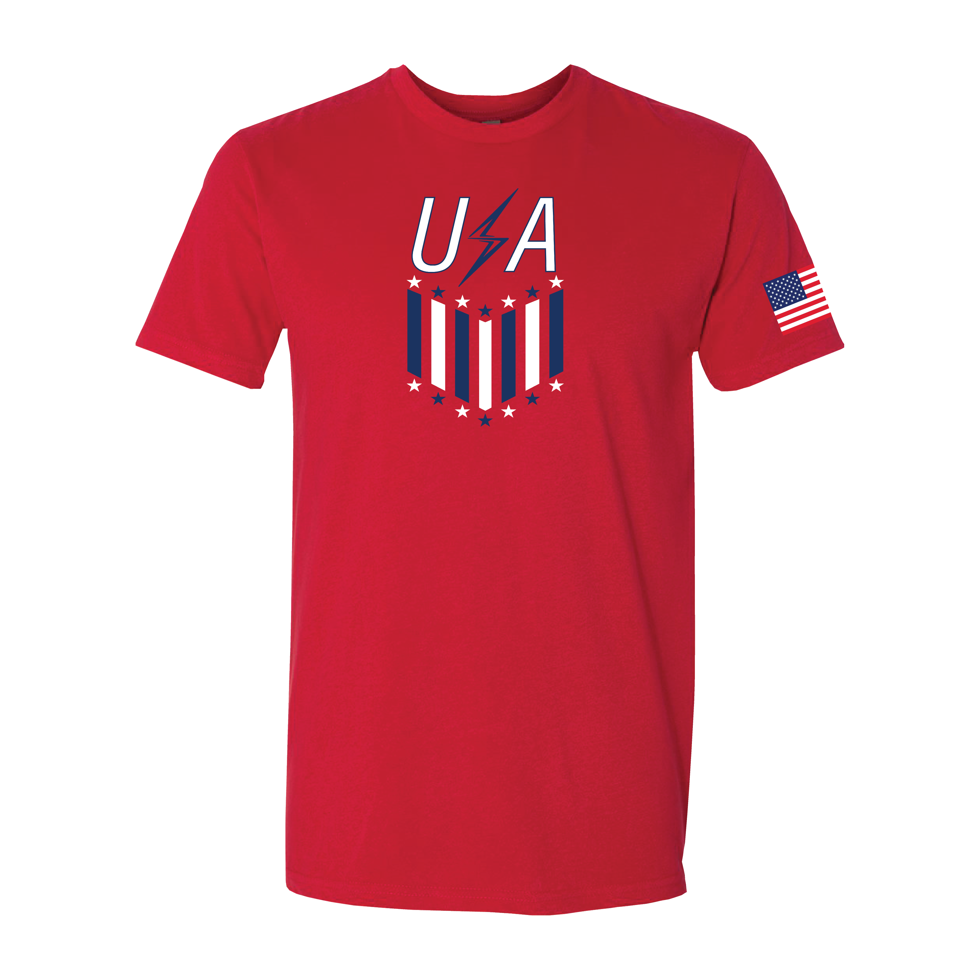 Men’s Stars & Stripes Team USA Tee-Red/Navy/White