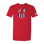 Load image into Gallery viewer, Men’s Stars &amp; Stripes Team USA Tee-Red/Navy/White

