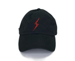 Load image into Gallery viewer, Classic Bolt Dad Hat-Black/Red
