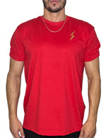 Load image into Gallery viewer, Gold Collection Icon Tee-Red/Gold
