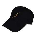 Load image into Gallery viewer, Classic Bolt Dad Hat-Black/Gold
