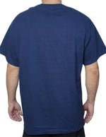 Load image into Gallery viewer, Oversized Let&#39;s Grow Arc Tee-Navy/Teal
