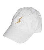Load image into Gallery viewer, Classic Bolt Dad Hat-White/Gold
