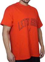 Load image into Gallery viewer, Oversized Let&#39;s Grow Arc Tee-Red/Black
