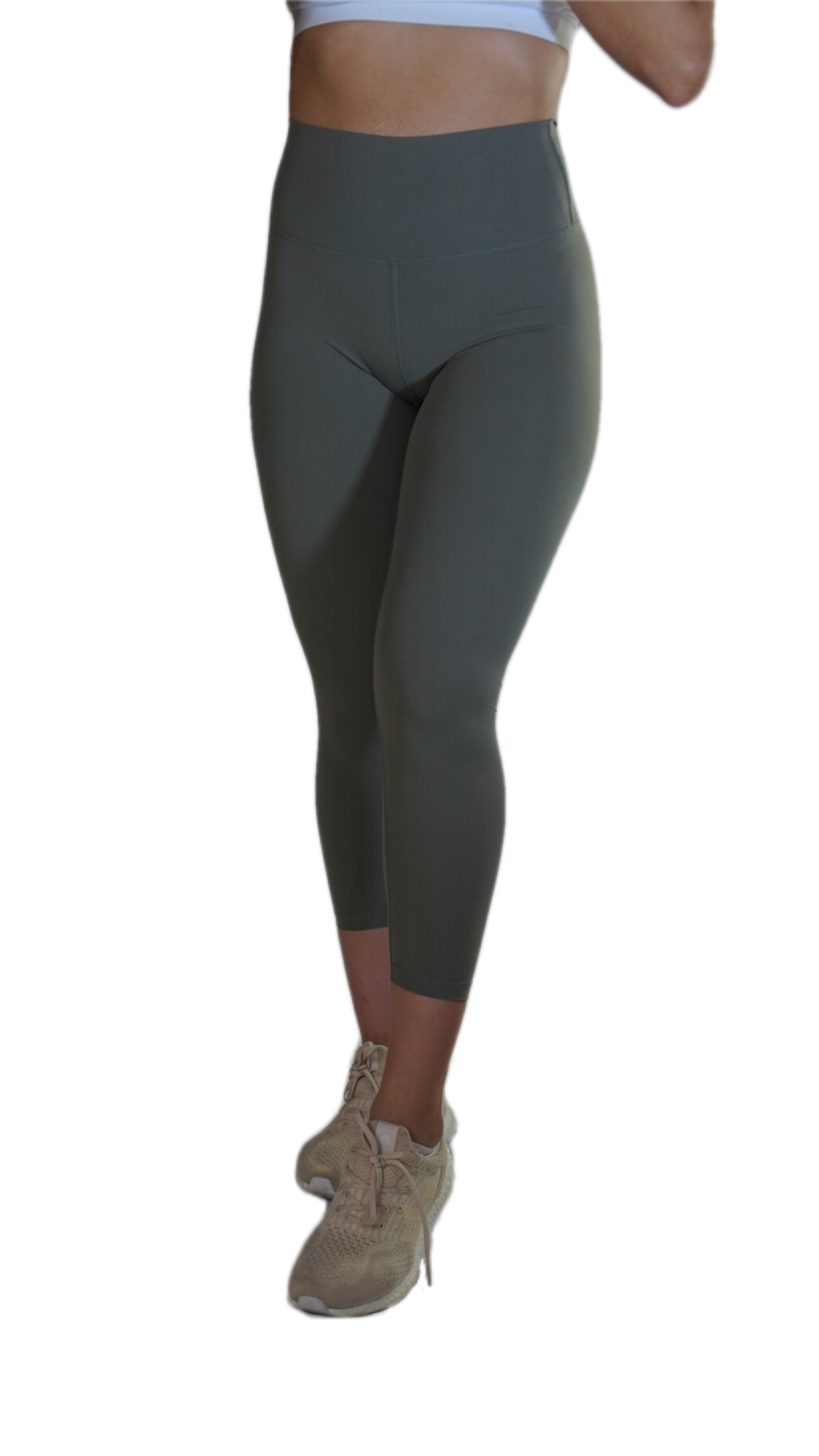 Ascend Leggings-Olive Green