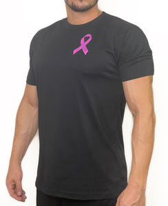 2021 Unisex Breast Cancer Awareness Tee-Black/Pink