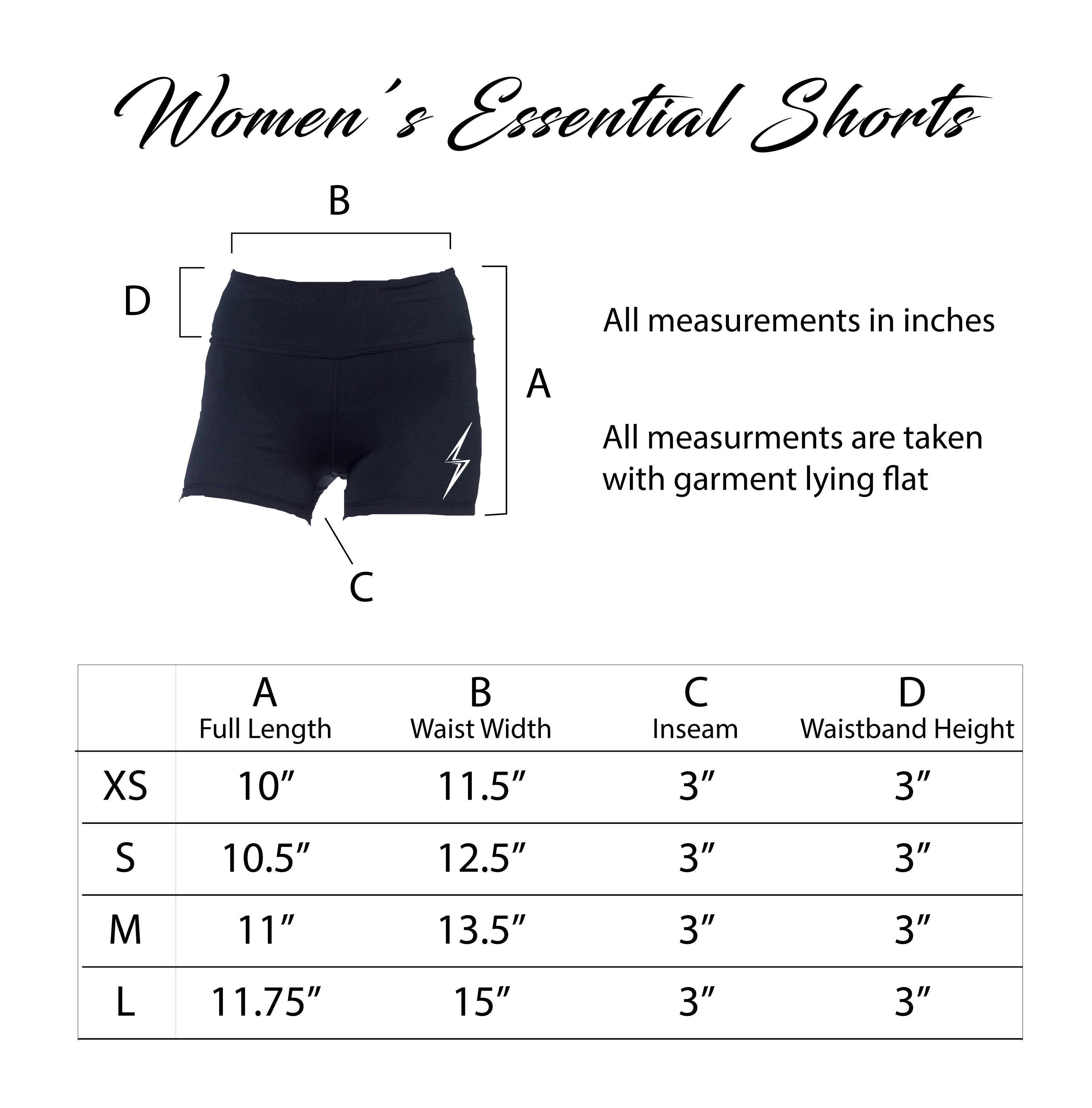 Essential Shorts-Black