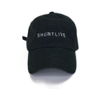 Load image into Gallery viewer, Shurtlive Text Dad Hat-Black/White
