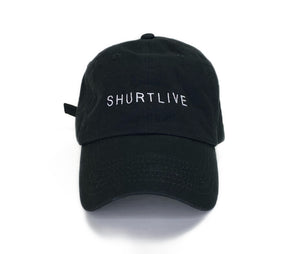 Shurtlive Text Dad Hat-Black/White