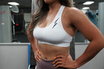 Load image into Gallery viewer, Extreme Racerback Sports Bra-White
