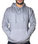 Load image into Gallery viewer, Pro Fleece Hoodie-Carbon Grey/White

