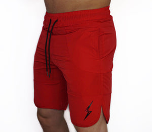 Men's Agile Shorts-Red