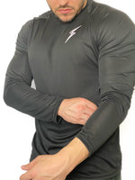 Load image into Gallery viewer, Men’s Poly-Tech Performance Long Sleeve - Black/White
