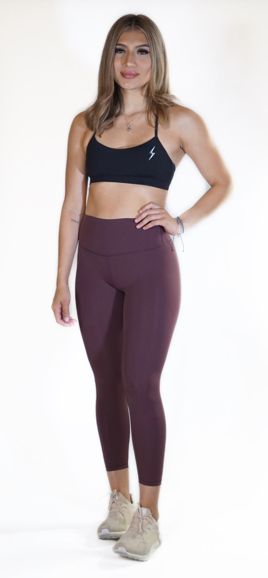 Ascend Leggings-Wine