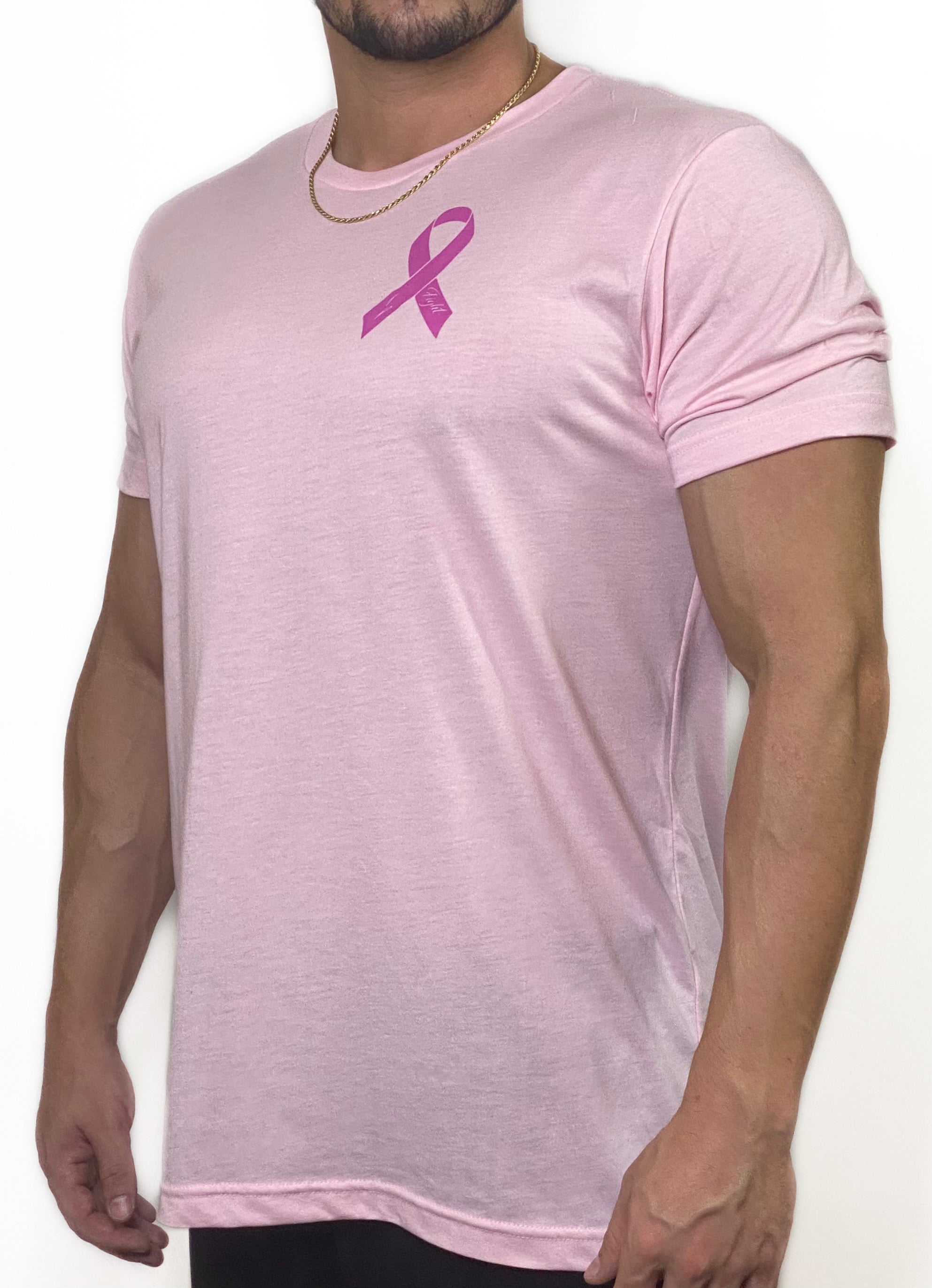 2021 Unisex Breast Cancer Awareness Tee-Baby pink/Pink