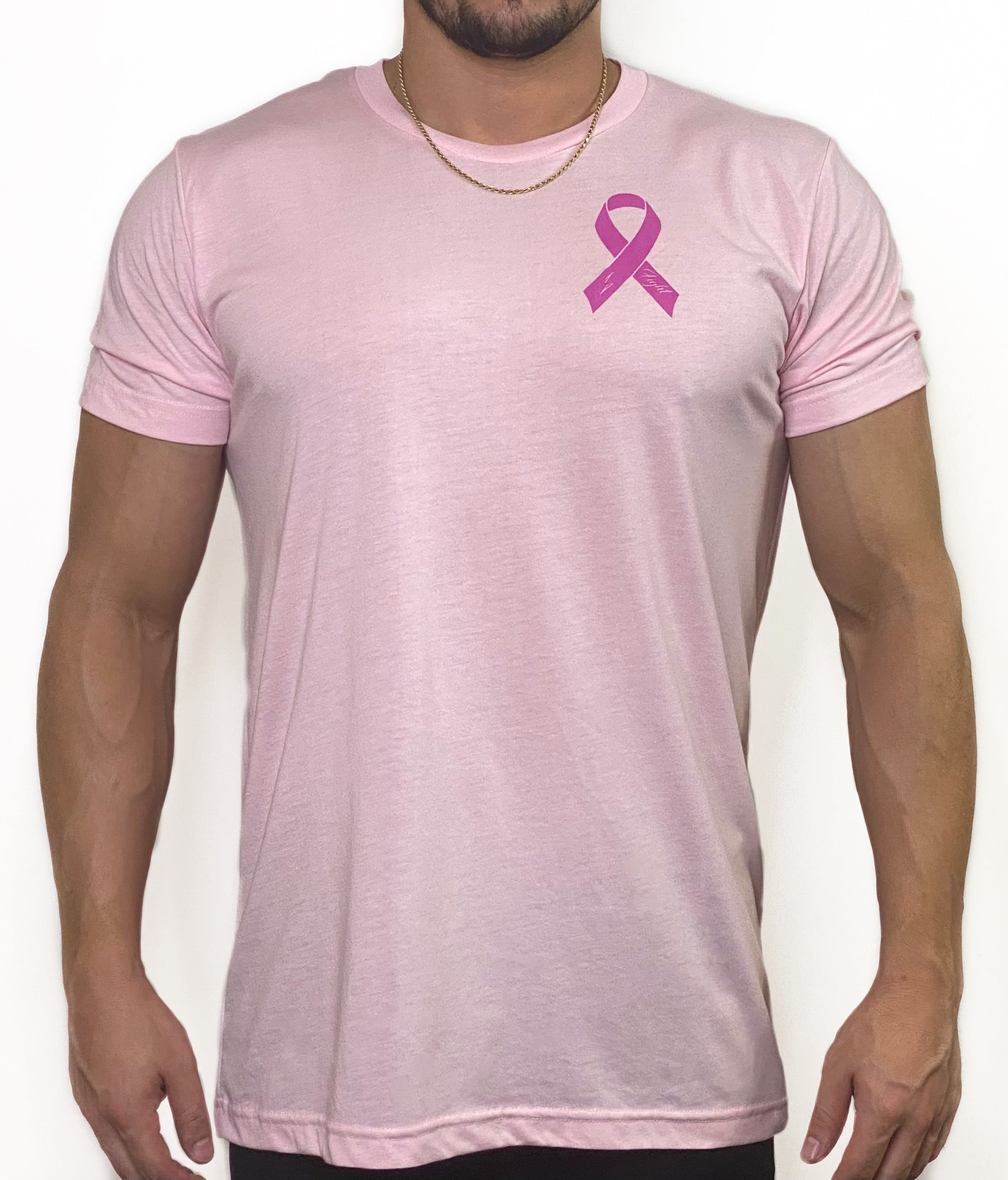 2021 Unisex Breast Cancer Awareness Tee-Baby pink/Pink