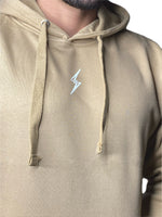 Load image into Gallery viewer, Pro Fleece Hoodie-Sandstone/White
