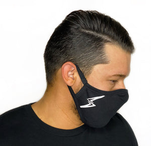 Shurtlive Bolt Face Mask-Black/White