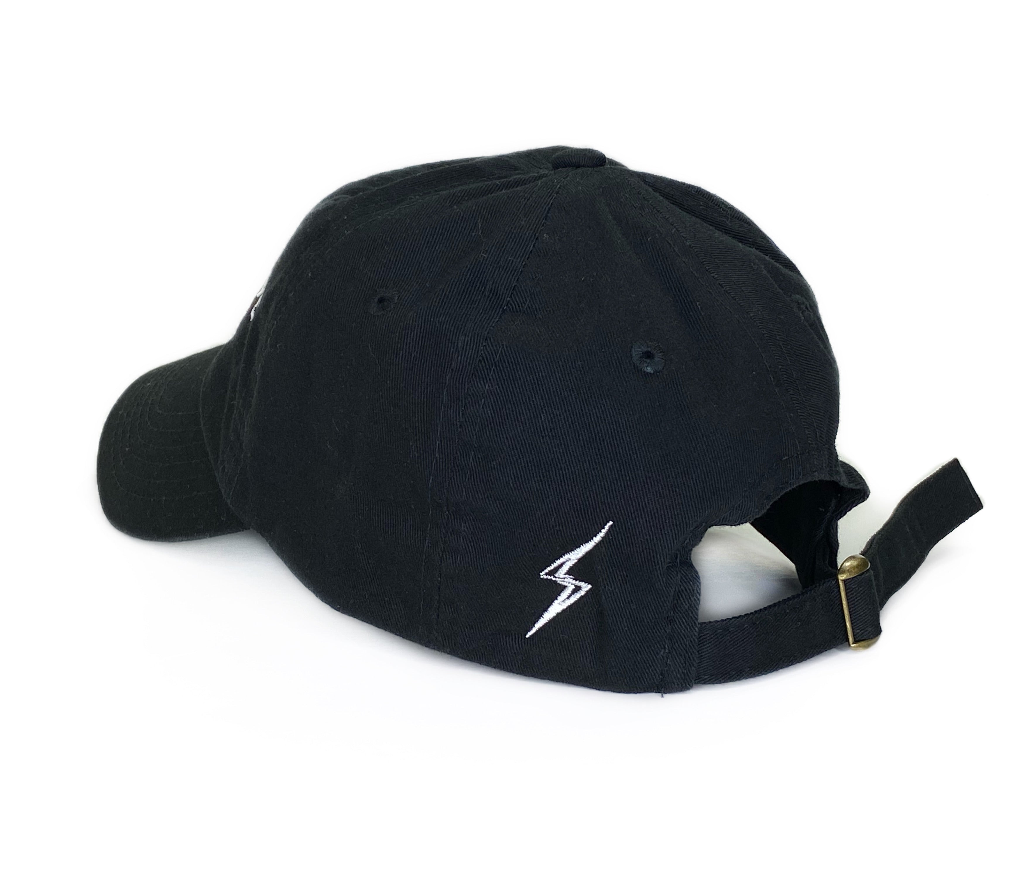 Shurtlive Text Dad Hat-Black/White