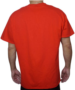 Oversized Let's Grow Arc Tee-Red/Black