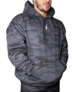 Load image into Gallery viewer, Pro Fleece Hoodie-Black Camo/White
