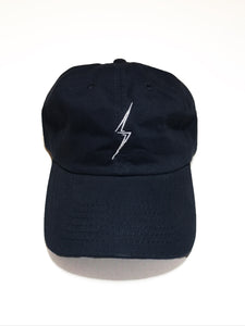 Classic Bolt Dad Hat-Navy/White