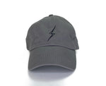 Load image into Gallery viewer, Classic Bolt Dad Hat-Charcoal Grey/Black
