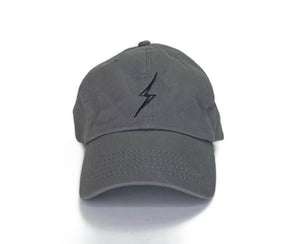 Classic Bolt Dad Hat-Charcoal Grey/Black