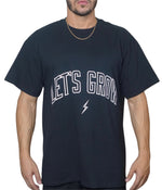 Load image into Gallery viewer, Let&#39;s Grow Arc Tee-Black/White
