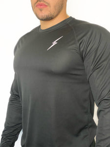 Men’s Poly-Tech Performance Long Sleeve - Black/White