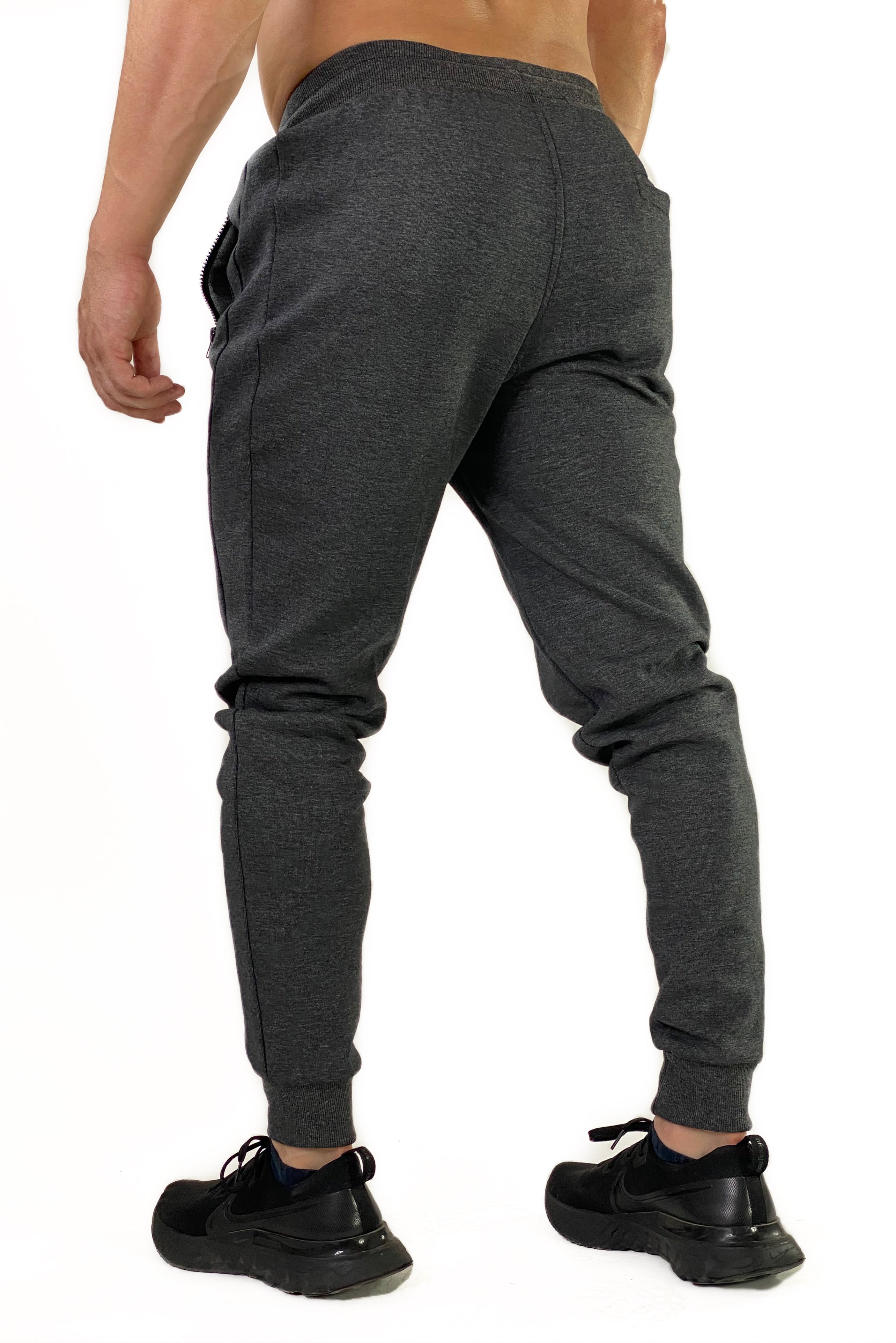 Men’s Premium Elite Joggers-Charcoal/Black