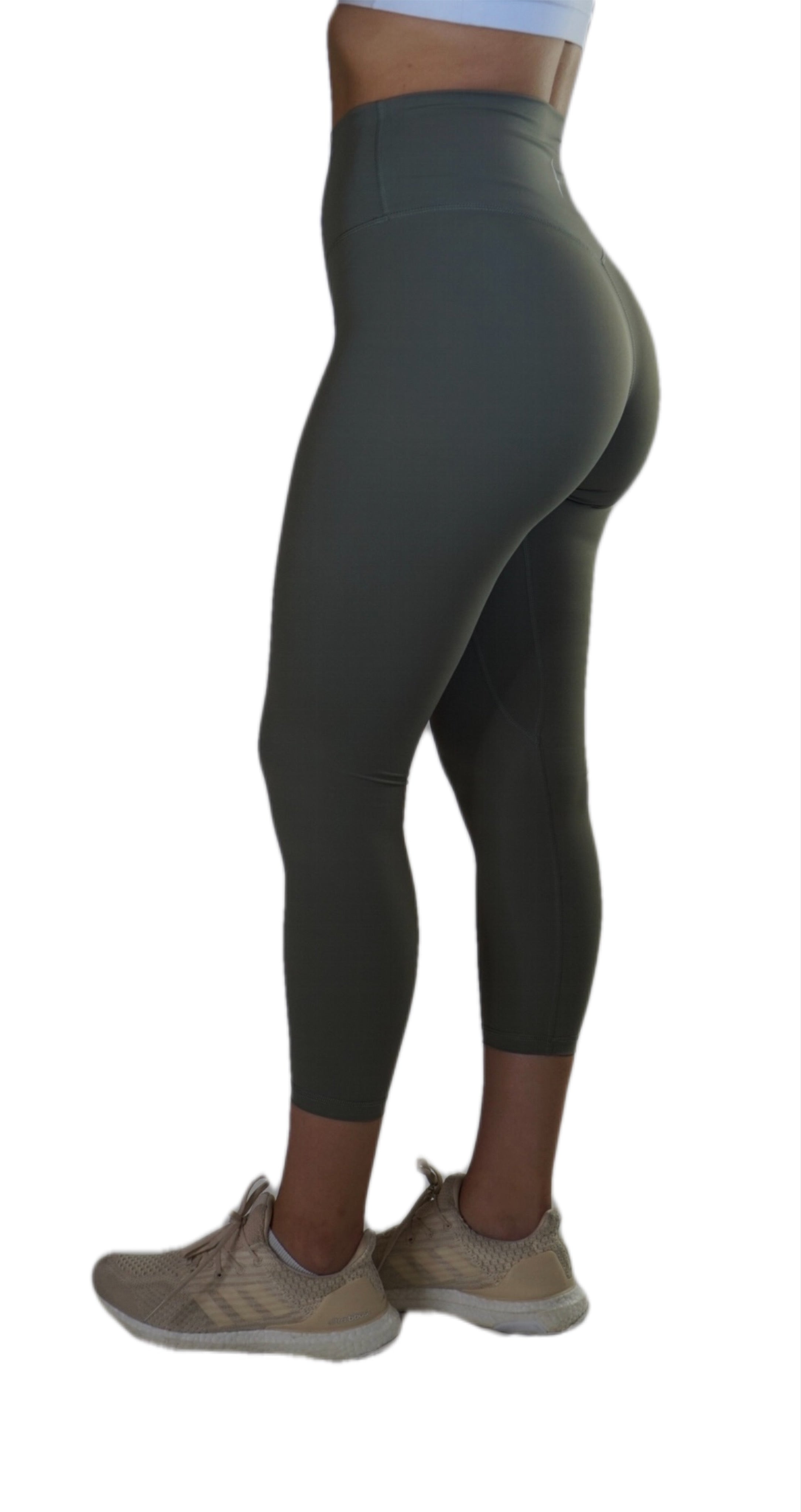 Ascend Leggings-Olive Green