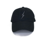 Load image into Gallery viewer, Classic Bolt Dad Hat-Black/Charcoal Grey
