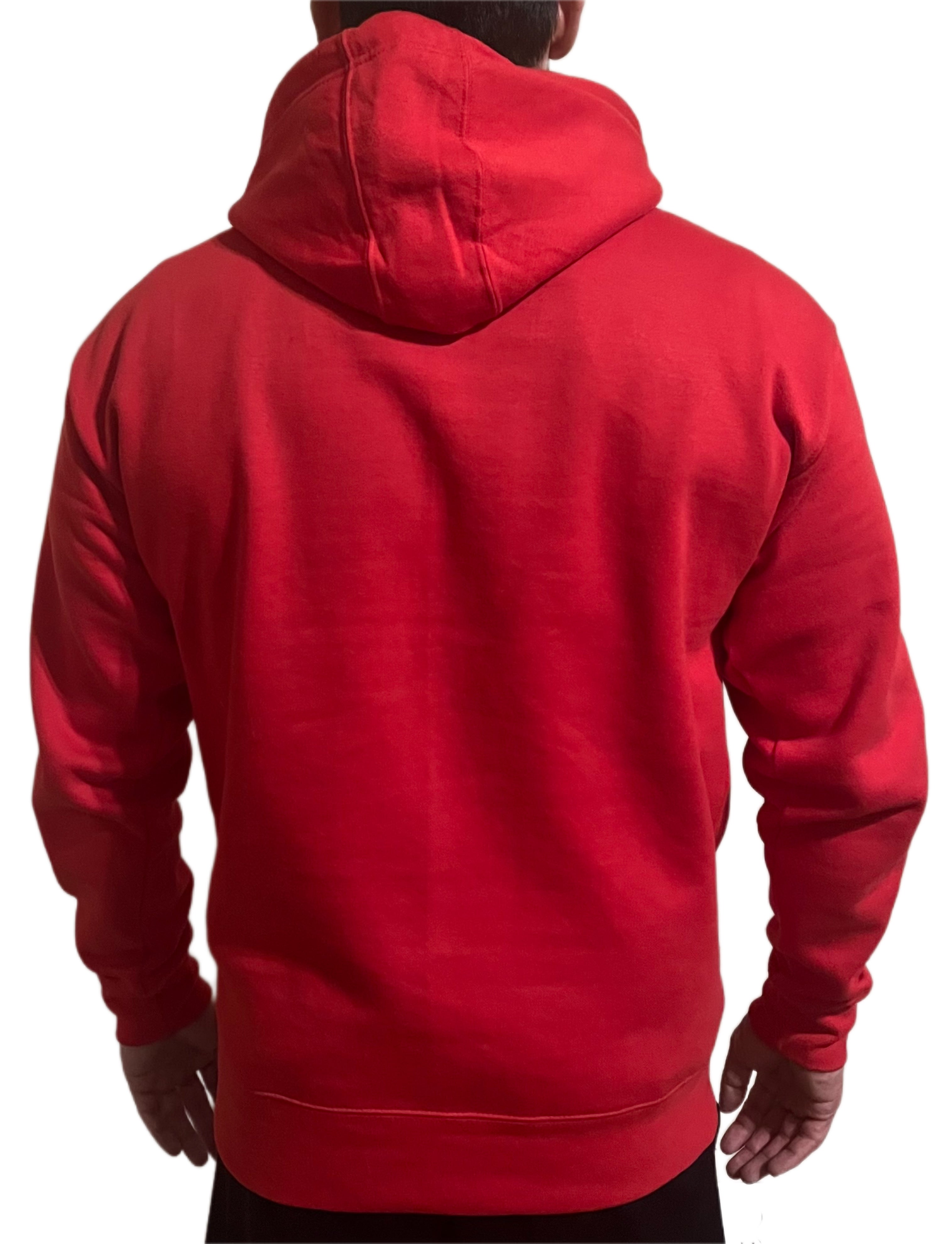 Pro Fleece Hoodie-Red/Black