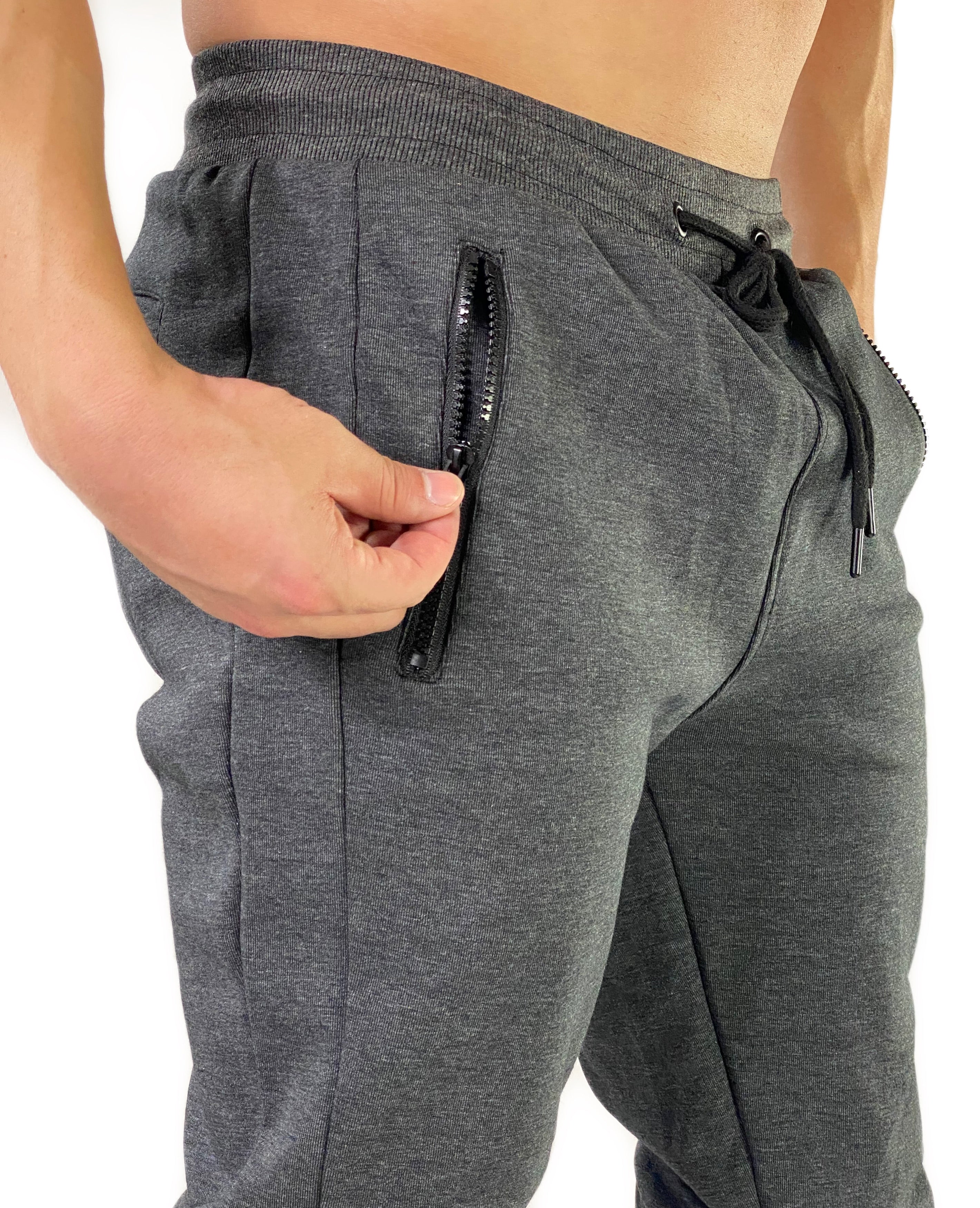 Men’s Premium Elite Joggers-Charcoal/Black