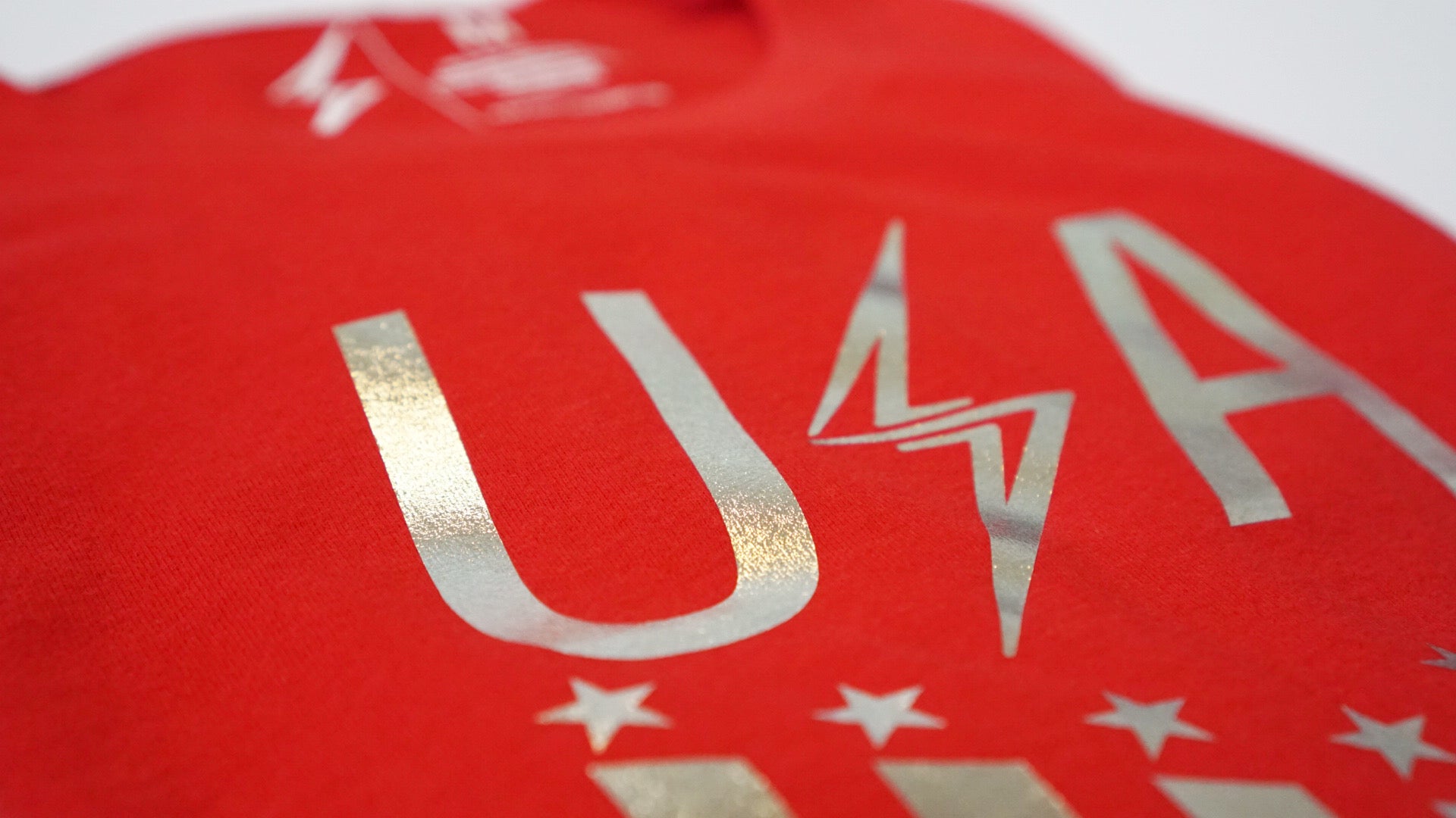 Limited Edition Team USA Stars & Stripes Tee-Red/Chrome