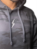 Load image into Gallery viewer, Pro Fleece Hoodie-Black Camo/White
