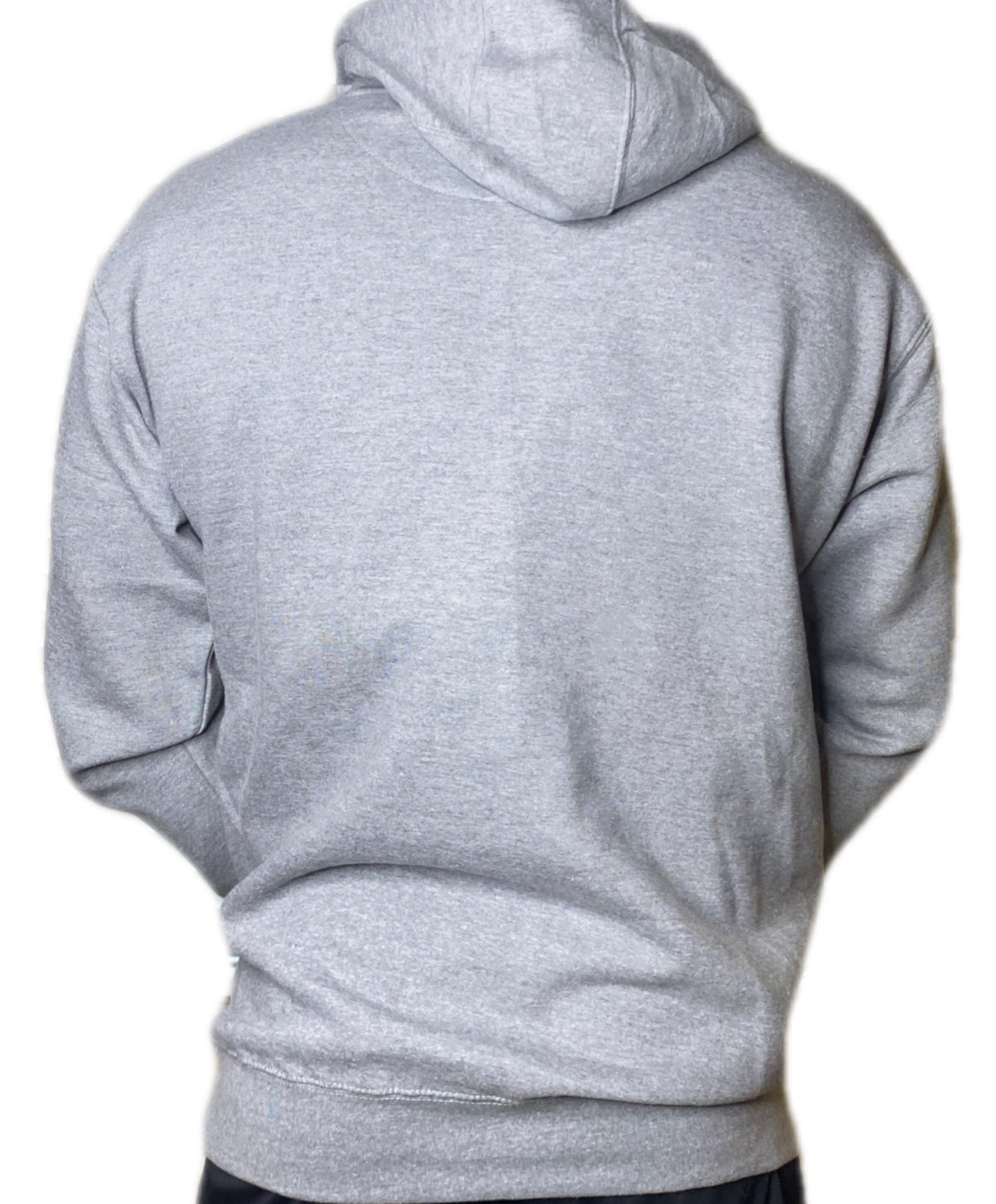 Pro Fleece Hoodie-Carbon Grey/White