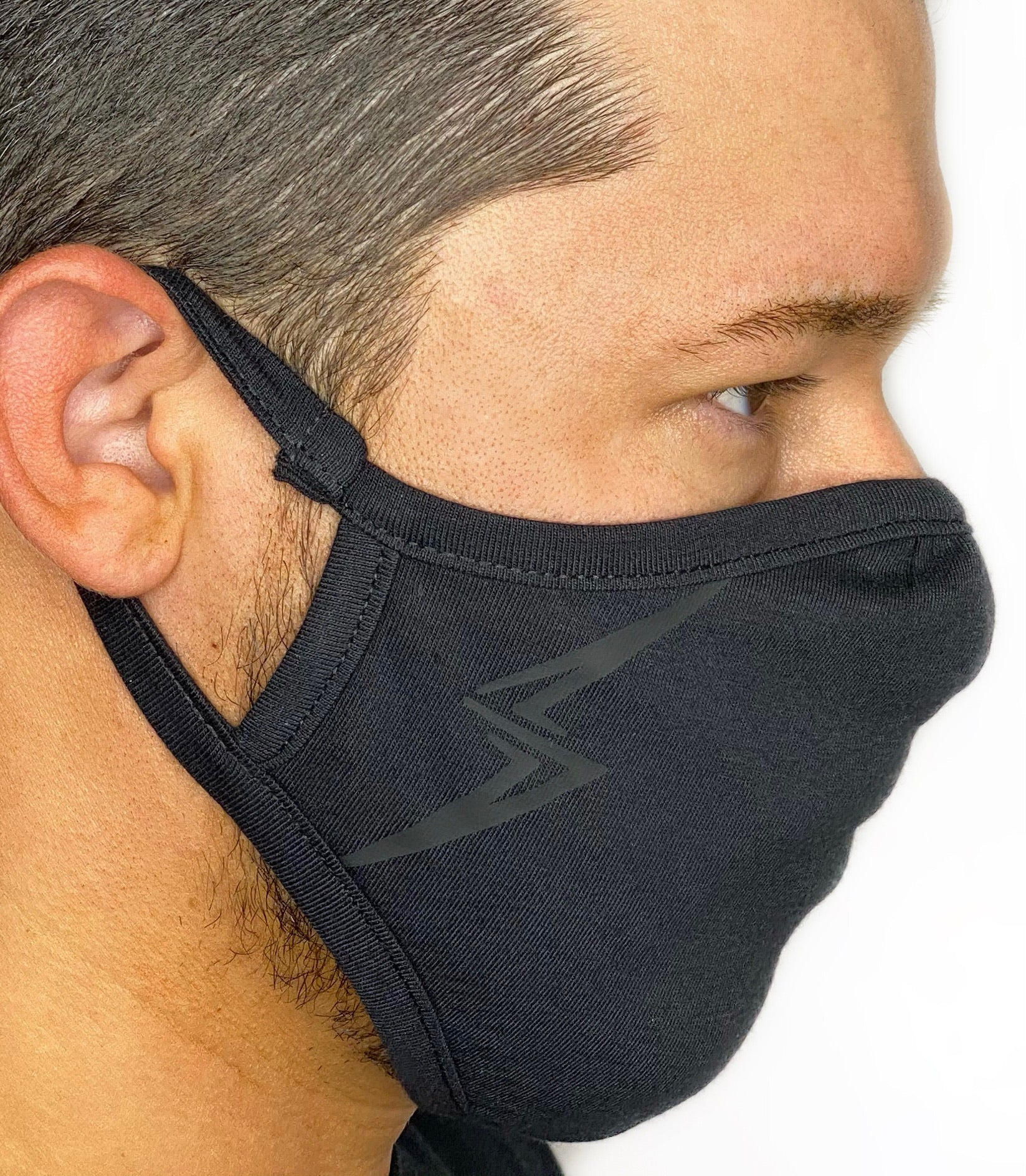 Shurtlive Bolt Face Mask-Black/Black