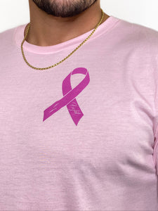 2021 Unisex Breast Cancer Awareness Tee-Baby pink/Pink