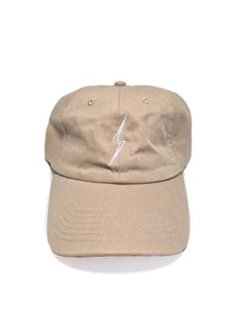 Classic Bolt Dad Hat-Khaki/White