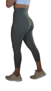 Ascend Leggings-Olive Green