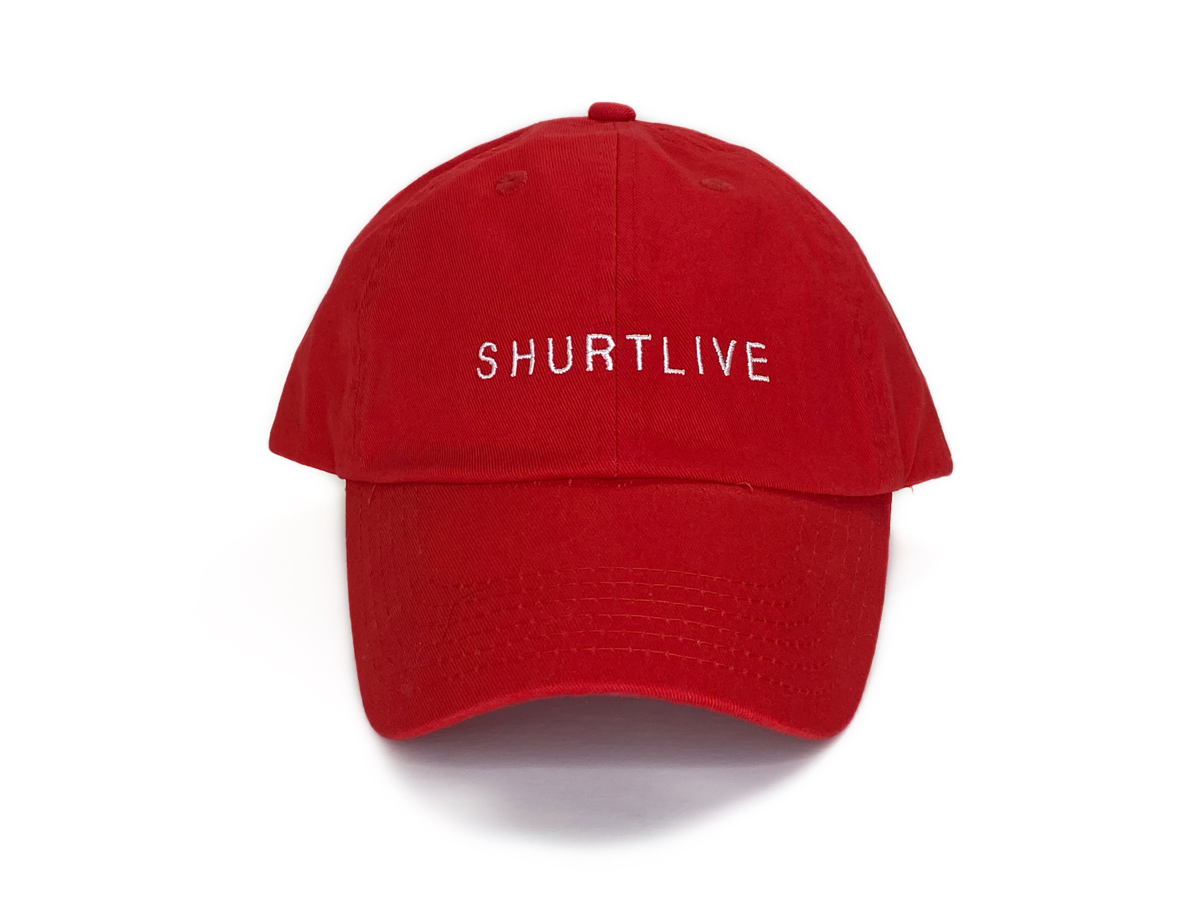 Shurtlive Text Dad Hat-Red/White